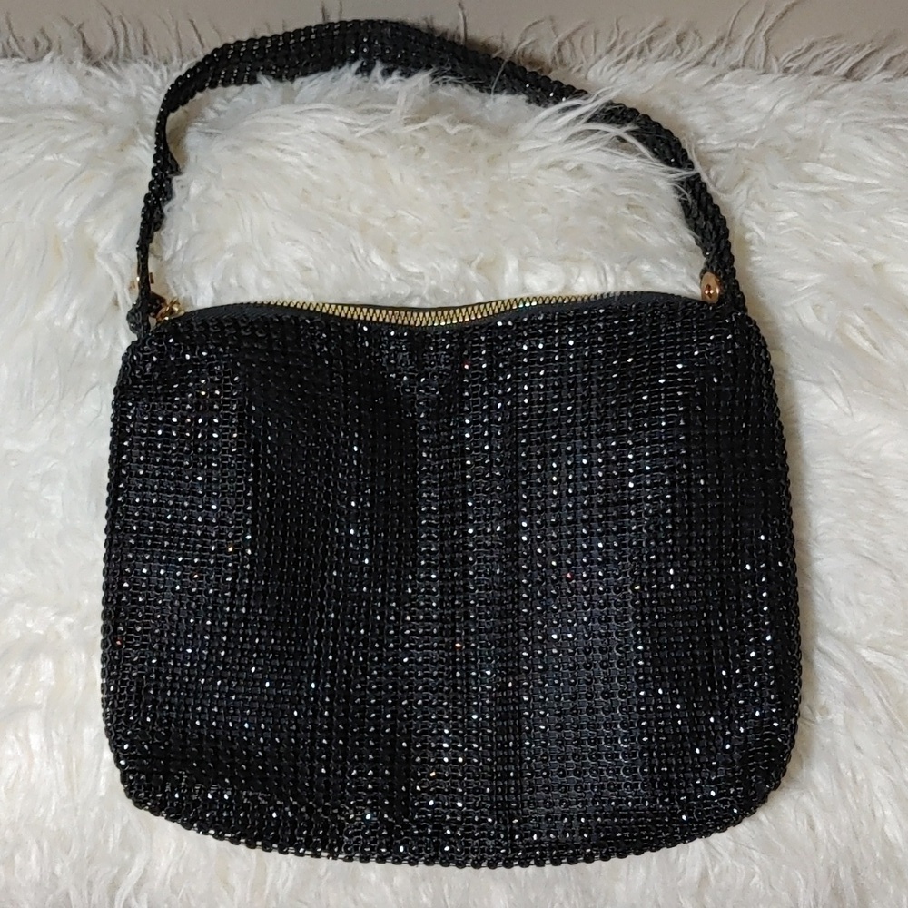 NWOT Fun Small Black Party Handbag/Wristlet Sparkly